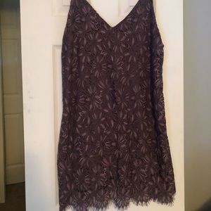 Purple Lace Dress